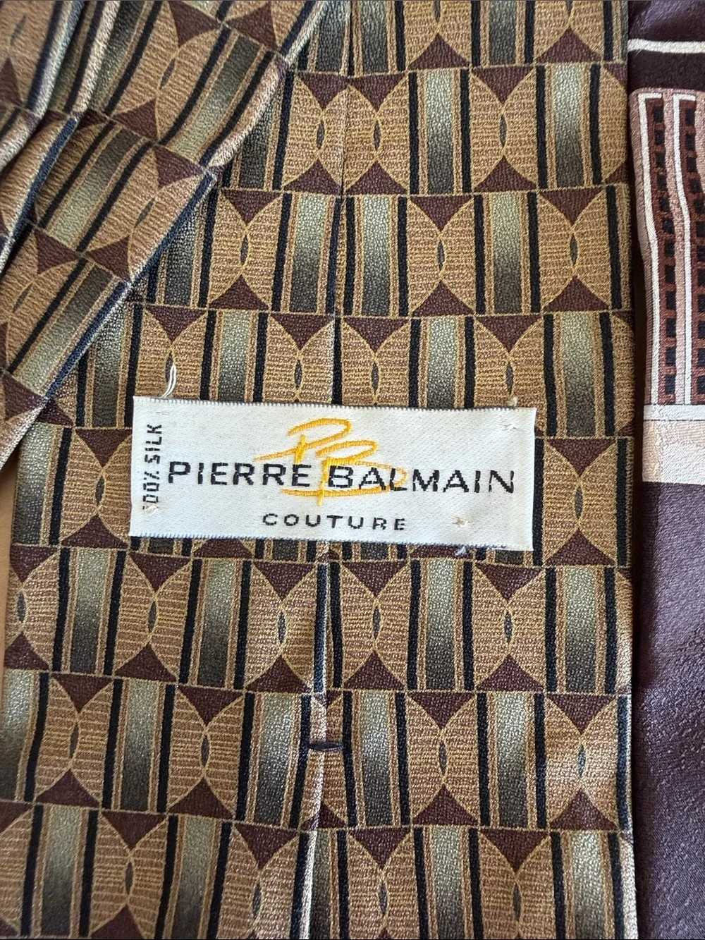 PIERRE BALMAIN 2 Vintage Men’s Luxury Designer Silk Neckties